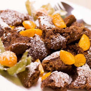 Physalis kann super im Dessert verarbeitet werden