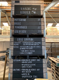 Infos zur Rinderzucht am Hof Bonnie