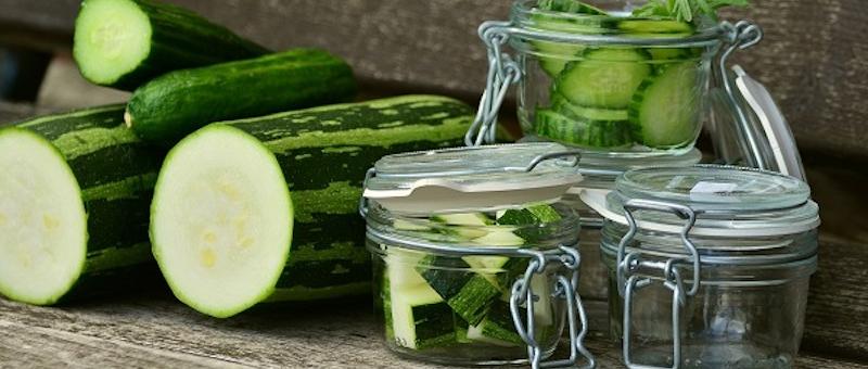 Zucchini schmeckt auch eingekocht super