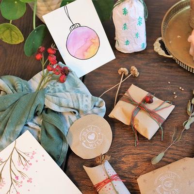 nachhaltig verpackte Geschenke