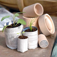 Paper Pot Maker für Anzuchttöpfe aus Zeitungspapier