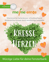 Saatguttüte Kresseherzen meine ernte