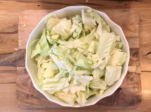 Kohl geschnitten Kohl geschnitten