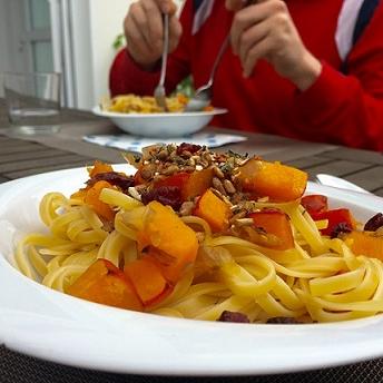 Hokkaido-Cranberry Pasta
