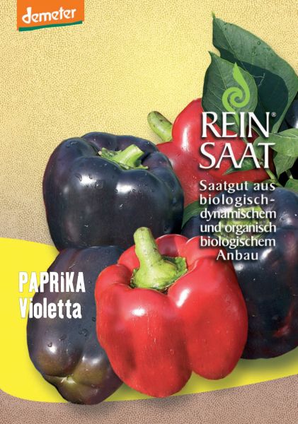 Saatguttüte Paprika Violetta