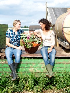 Natalie und Wanda von meine ernte