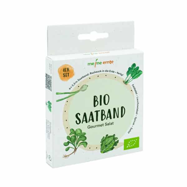 BIO Saatband 4er Set "Gourmet Salat"  meine ernte – Bild 2