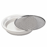 Kressesieb 12 cm weiss