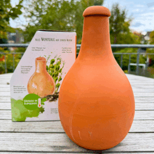 Alternative view of Olla, Wasserspeicher, Pflanzenbewässerung aus Terrakotta, 1,5 Liter Vol.