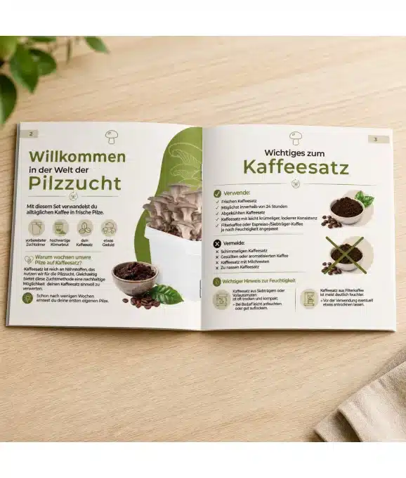 Pilzzuchtset CoffeeGrow, Pilzzucht – Bild 3