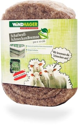 Schneckenbremse aus Schafwolle