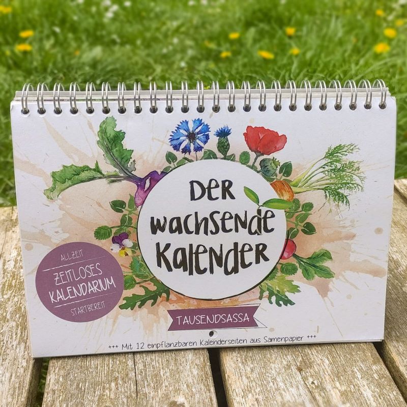 Saatgutkalender TAUSENDSASSA - Zeitlos