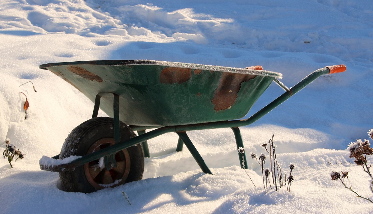 Winterruhe im Gemüsegarten